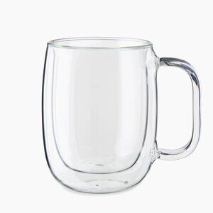 NEW - 3 -ZWILLING J.A. Henckels Sorrento Plus Double-Wall Glass Coffee Mug Set